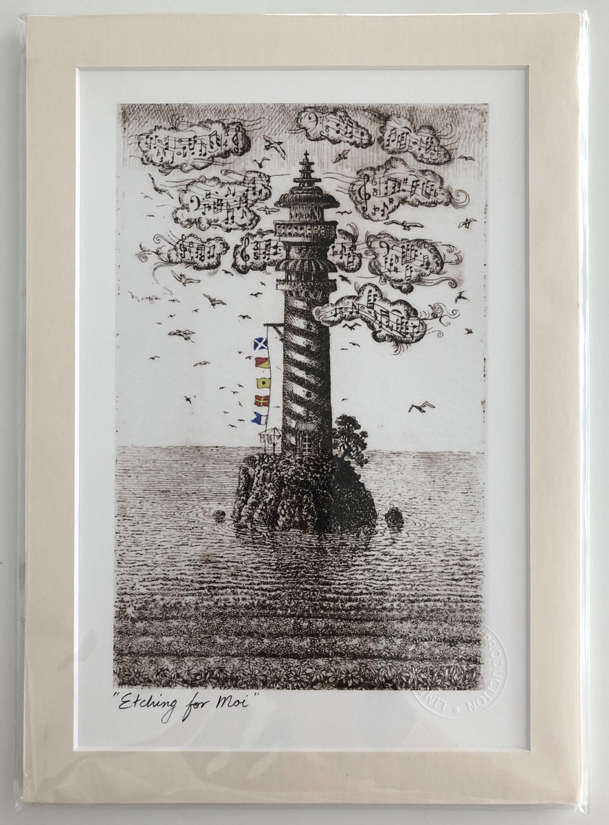Limited Edition Giclee : Etching for Moi
